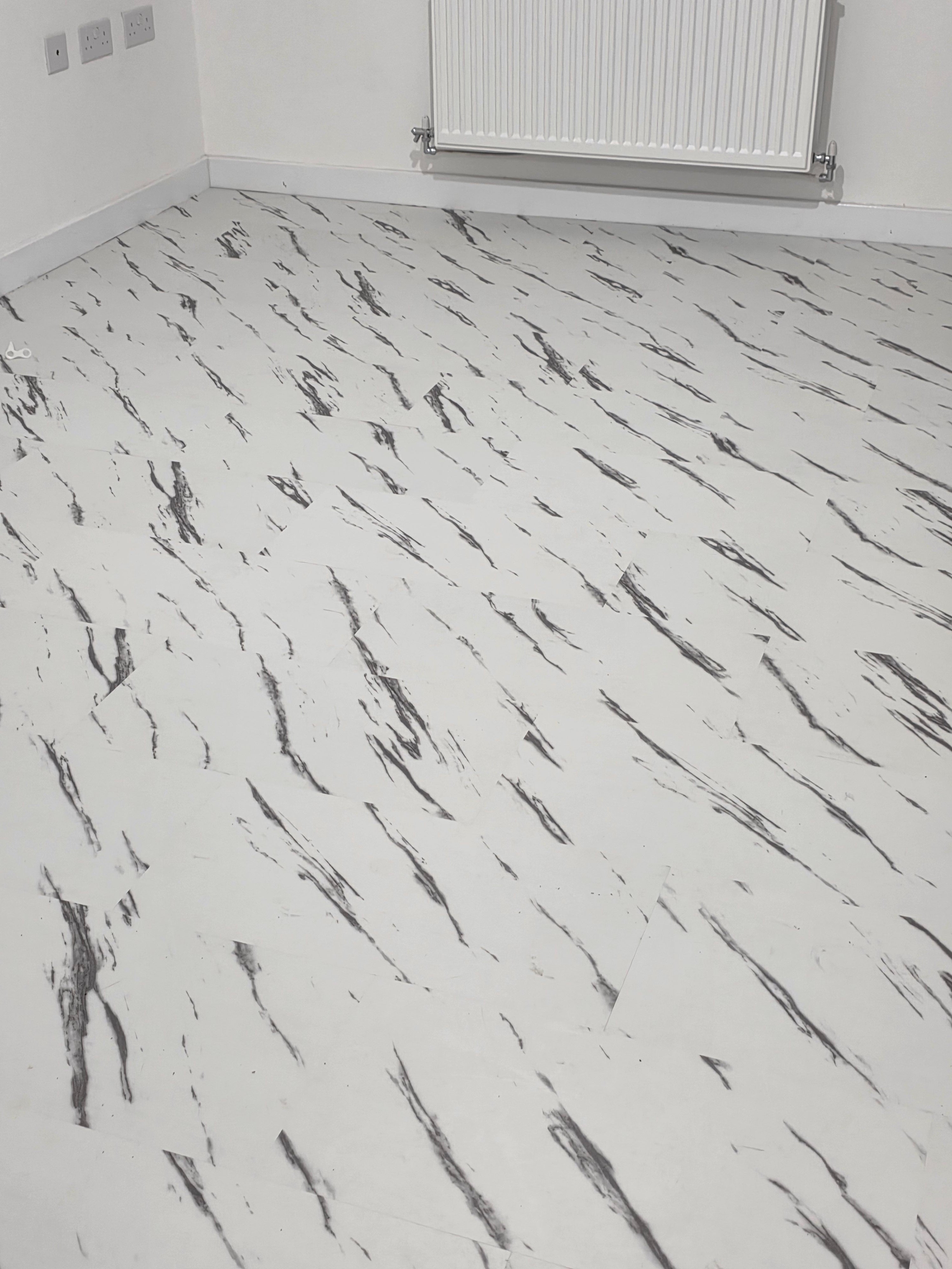 White Marble stone (black veins)