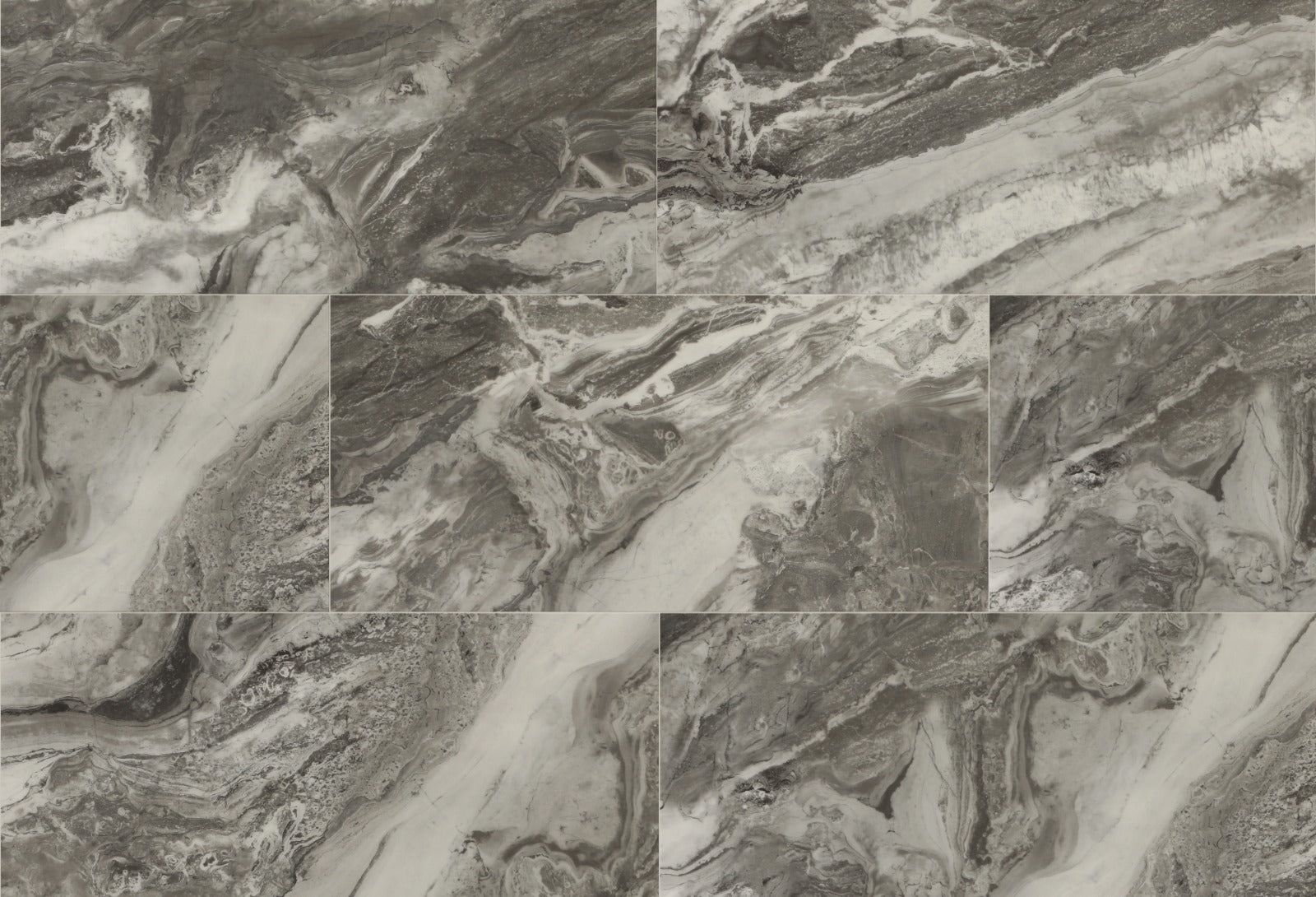 Dark Grey Marble stone effect SPC 9MM