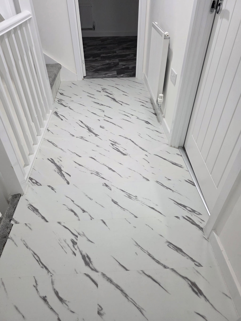 White Marble stone (black veins)