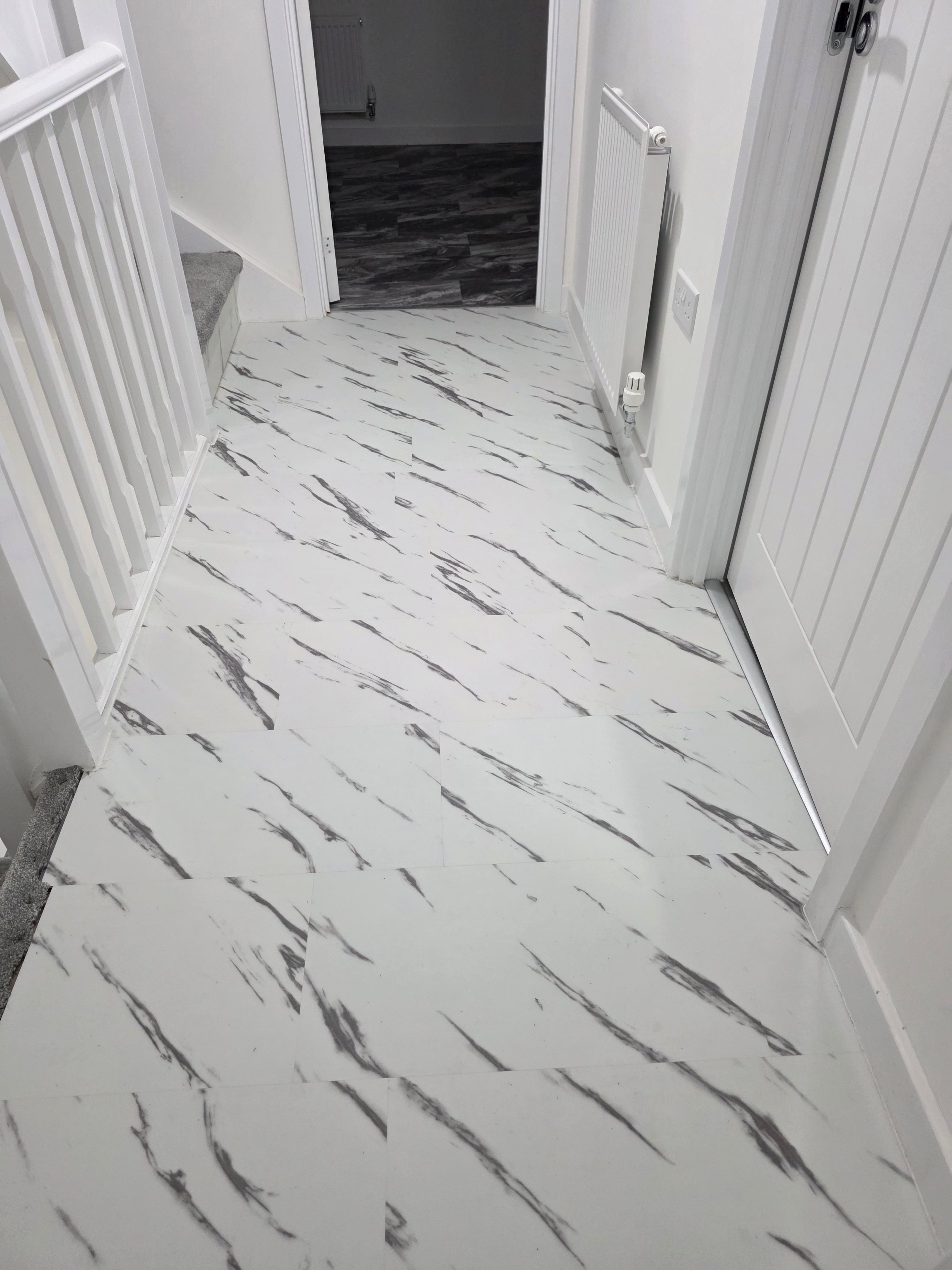 White Marble stone (black veins)