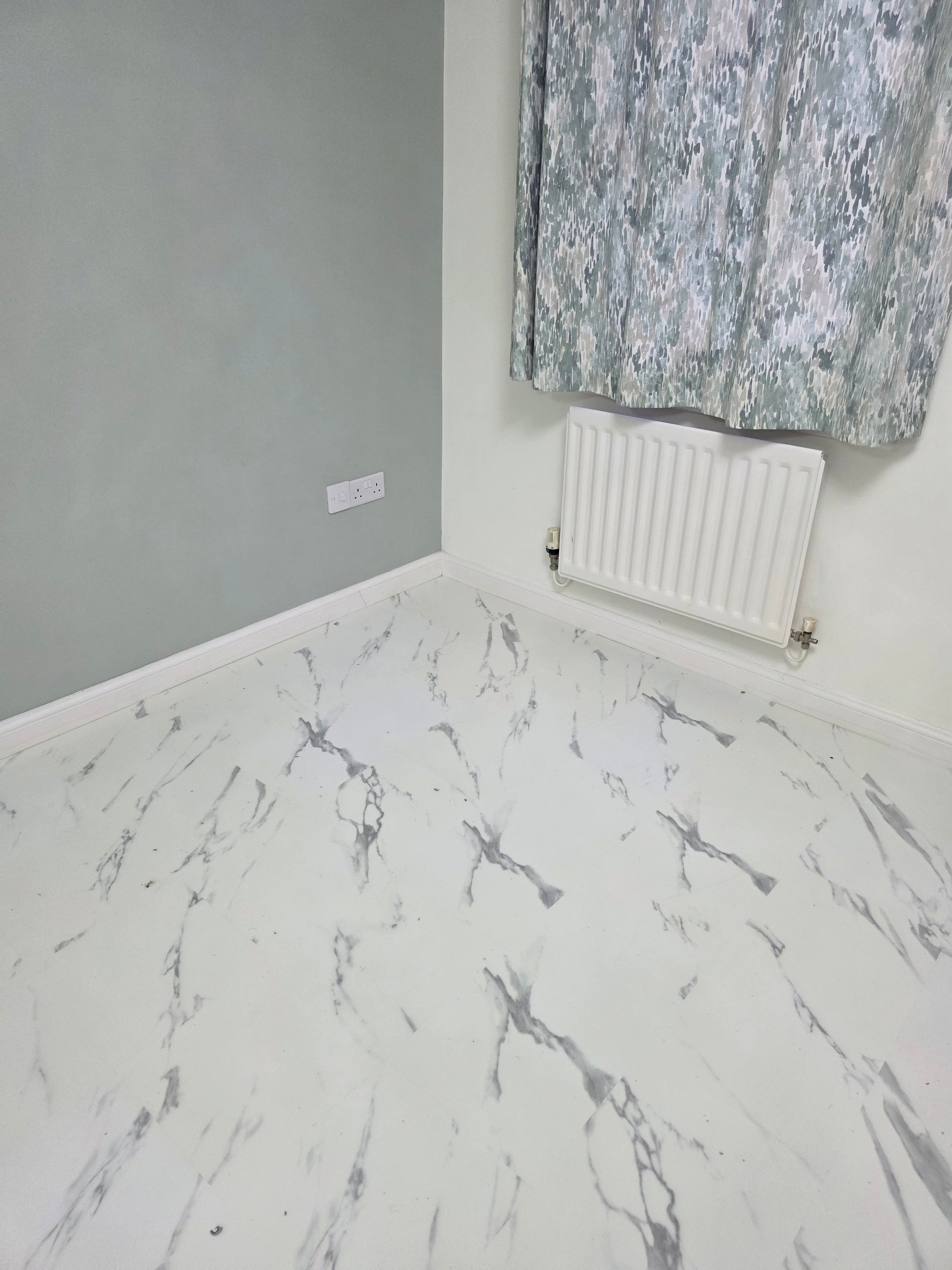 White Marble stone effect 9MM